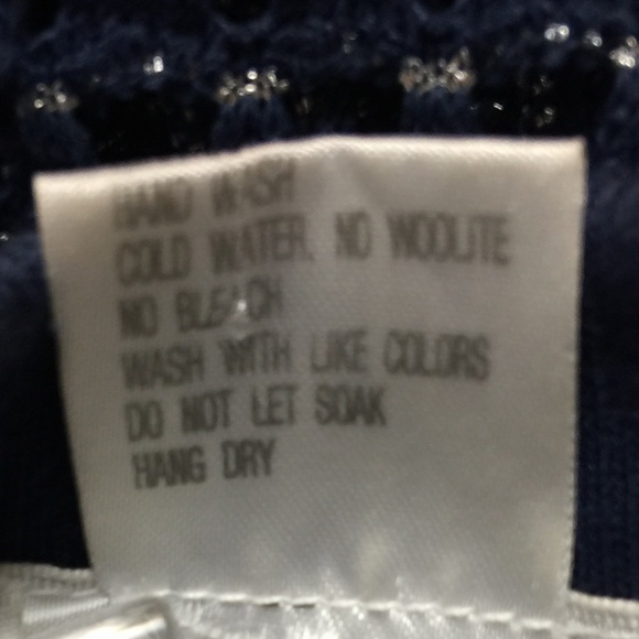 Vintage Navy Shimmer Net Jacket - Picture 5 of 5